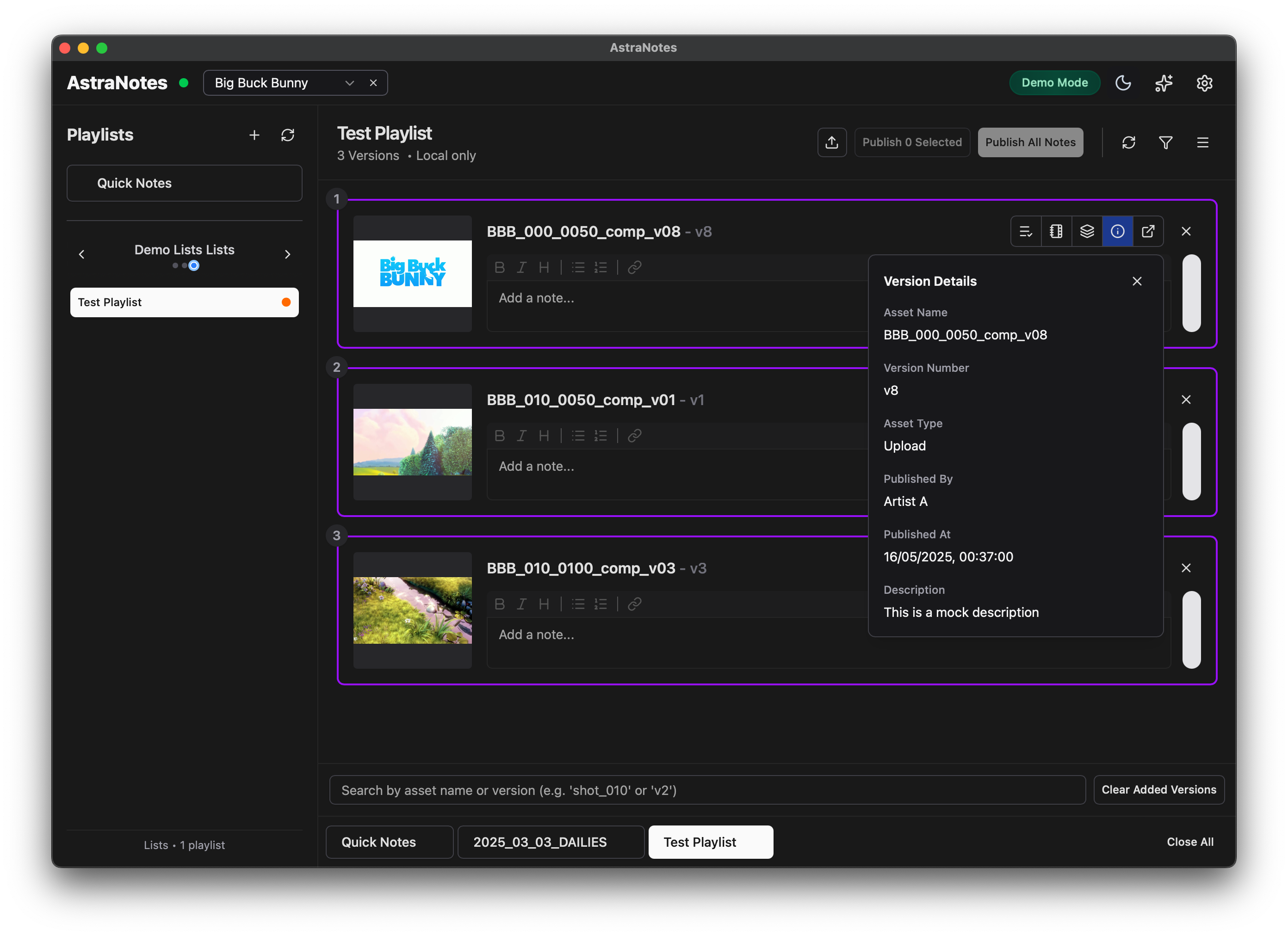 AstraNotes screenshot 2